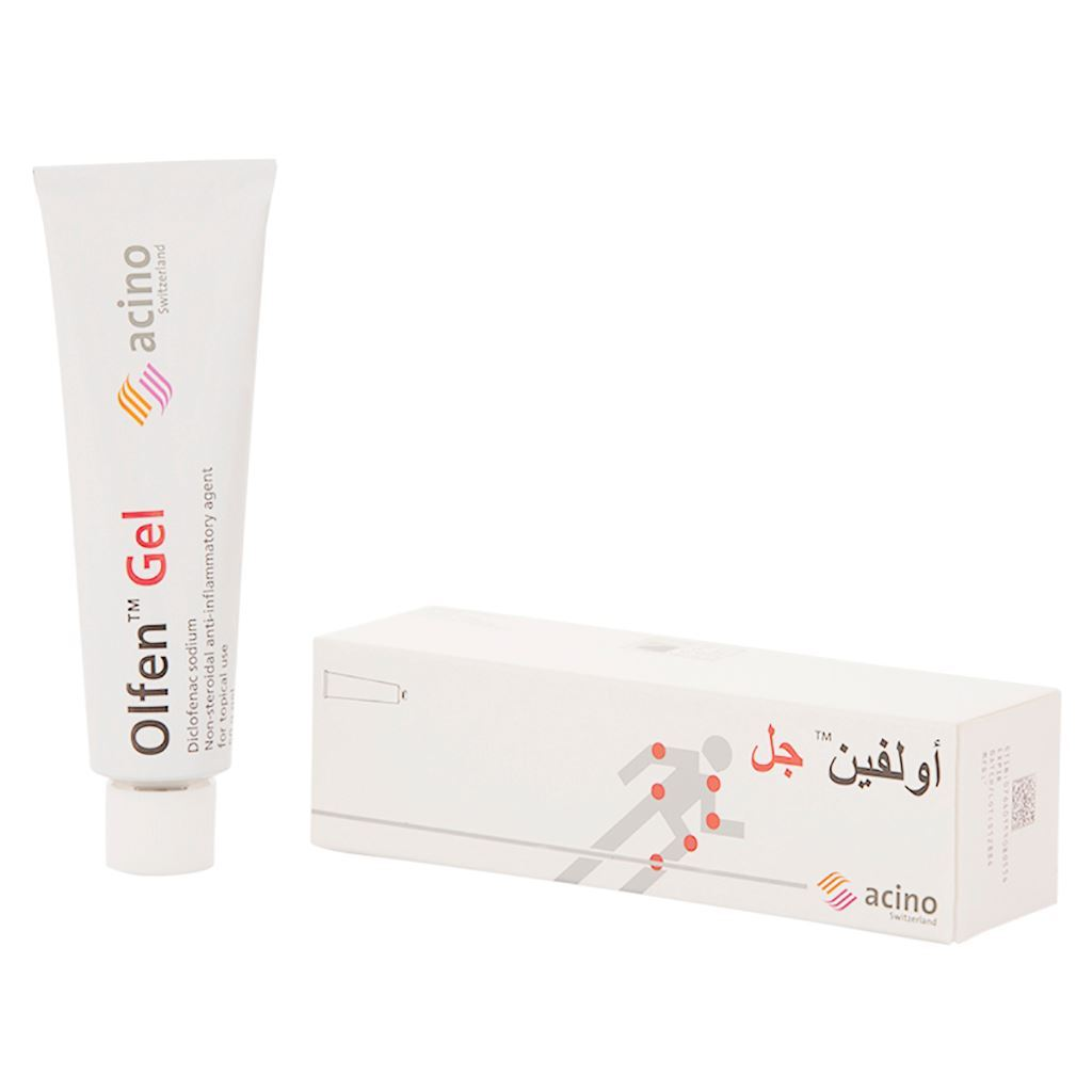 صورة منتج اولفين جل موضعي يحتوي على ديكلوفيناك الصوديوم مضاد للالتهابات ومسكن لألام العضلات والمفاصل |  50 جم