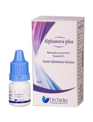 صورة منتج الفانوفا بلس قطره للعين تحتوي علي بريمونيدين وتيمولول مضاد للجلوكوما ( المياه الزرقاء ) لتقليل ضغط العين المرتفع | 5 مل